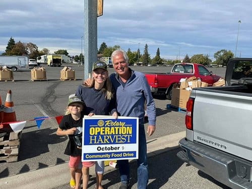 Rotary Operation Harvest Community Food Drive