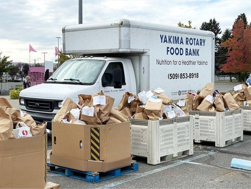 Yakima Rotary Food Bank Truck